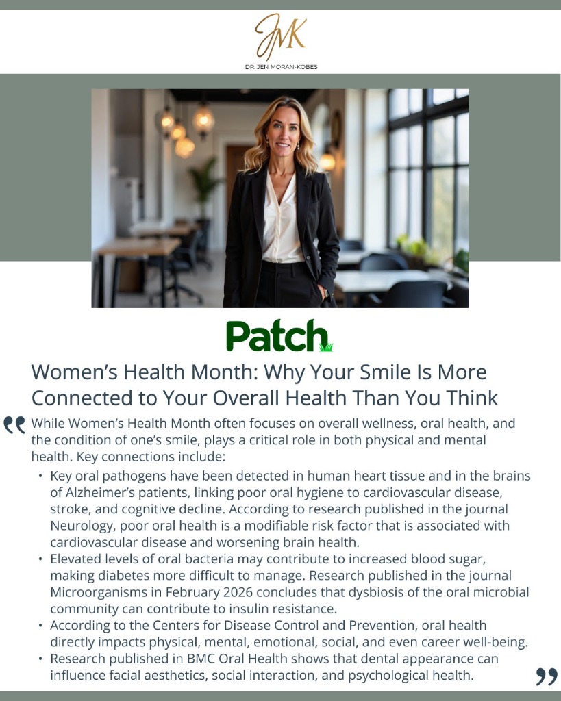 Local Announcement: Women's Health Month: Why Your Smile Is More Connected to Your Overall Health Than You Think
